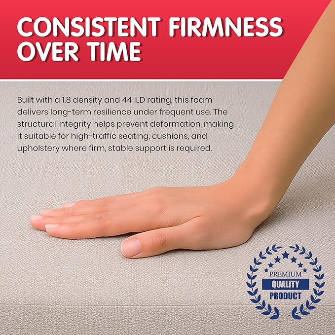 FOAMYFOAM 2Pack High Density 1 inch Thick, 24 inch Wide, 72 inch Long - Image 6