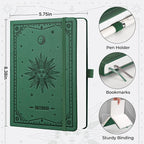 EMSHOI Dotted Journal Notebook, 320 Pages, A5 Size | Leather Hardcover - Image 4