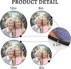Personalized Grandma Stained Glass Suncatcher, Custom Photo Stained Glass - Image 2