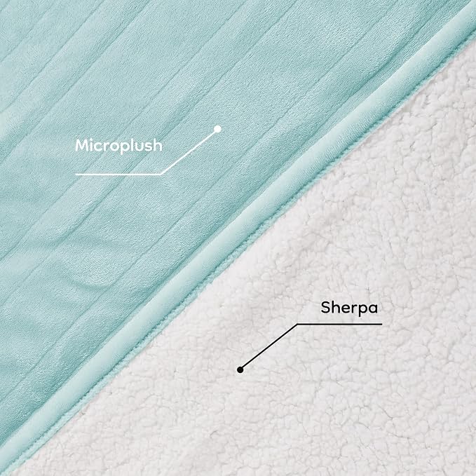 LaffyLo Electric Heated Blanket King Size 90 x 100, Dual Control, Fast Heating - Image 4