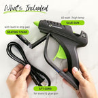 Surebonder Cordless Hot Glue Gun, High Temperature, Full Size, Leather & Other - Image 6