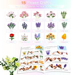 800PCS Pipe Cleaners Flower Kit, Thick Green Pipe Cleaner Bulk Craft | 16 - Image 5