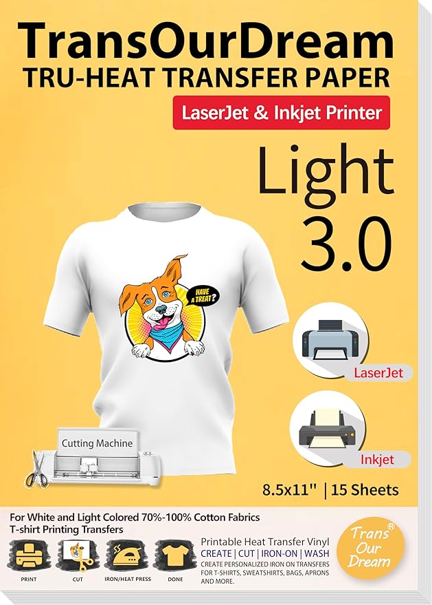 TransOurDream Tru-Heat Transfer Paper by TransOurDream