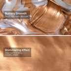 Nicpro Metallic Bronze Acrylic Paint, 8.45oz/250ml Bronze Craft Paint | Large - Image 4