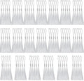 100 Pcs White Mini Tassels 13cm/5 Inch by CREATRILL