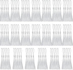 100 Pcs White Mini Tassels 13cm/5 Inch by CREATRILL