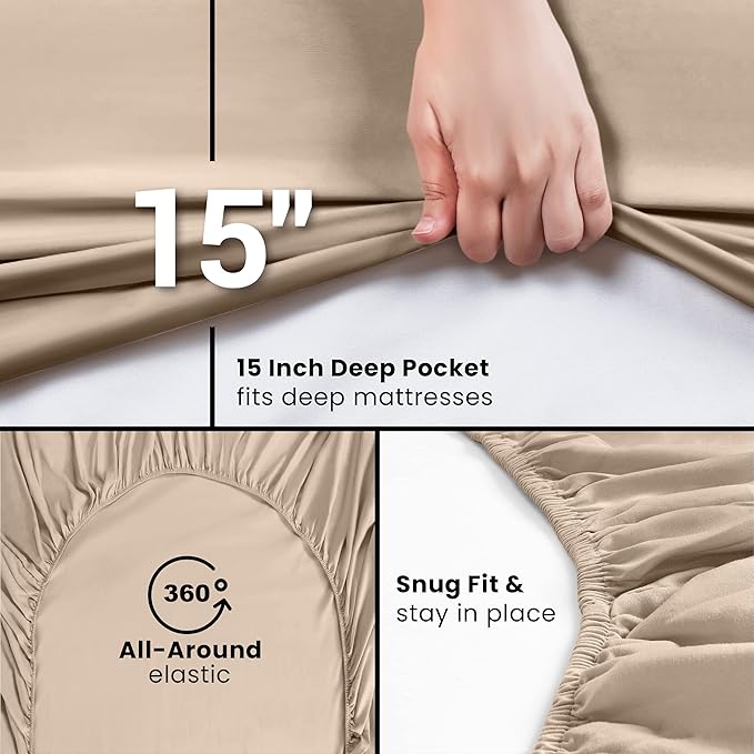 Utopia Bedding Fitted Sheet - Image 6