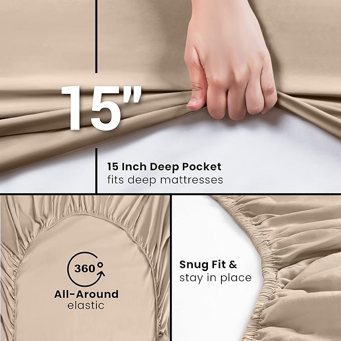 Utopia Bedding Twin Fitted Sheets - Image 6