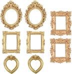 YUXIANLB 8 Pcs Miniature Dollhouse Mirror Set - Image 8