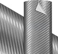 VViViD Premium Aluminum Grey Carbon Craft Vinyl Roll 1ft x 5ft – Bubble-Free by VVIVIDVINYL