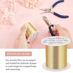 BENECREAT 24 Gauge 87 Yards Jewelry Beading Wire Light Gold Tarnish Resistant - Image 3