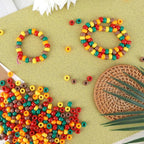 Thanksgiving Pony Beads 1100 Pcs, Fall Beads, Bulk Bead - Image 3