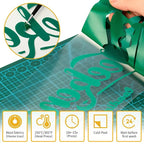 VinylRus Heat Transfer Vinyl-12” x 35FT Green Iron on Vinyl Roll - Image 4