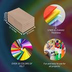 FabricLA Acrylic Felt Sheets for Crafts - Image 3