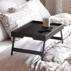 Fibogollo 4 Pack Bamboo Bed Tray Table - Image 3