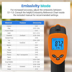 Etekcity Infrared Thermometer Laser Temperature Gun 774, Pizza Oven, Adjustable - Image 7