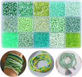 15 Color Glass Seed Tube Bugle Beads Bracelet Jewelry Making Kit, small by GorgGorho