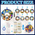 Hollowfly 48 Sets Nativity Crafts Kits Religious Jesus DIY Wreath Signs Hanging - Image 3