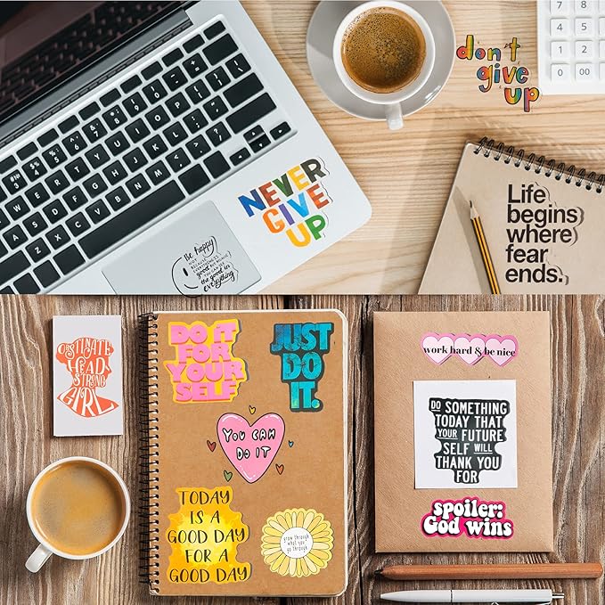 300PCS Positive Motivational Words Stickers - Image 6