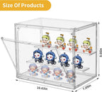 Acrylic Display Case for Collectibles 3 Tier, Small Clear Display Box 4pack | 2 - Image 5