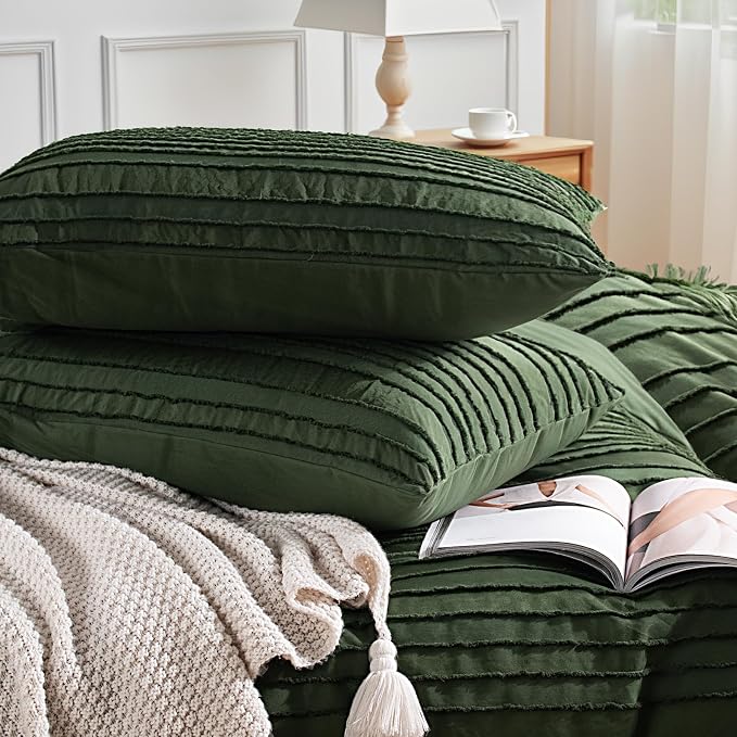 NEXHOME PRO Duvet Cover King, 3 Pieces Boho Tufted Duvet Cover Set, Soft and - Image 7