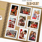 Scrapbook 10x10 Inch DIY Scrapbook Album Hardcover Kraft Paper 100 pages/50 - Image 4