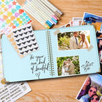 Joyberg Scrapbook 80 Pages, Scrapbooking Supplies 8 x 8 In, Scrapbook Album - Image 2