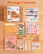 ROBOTIME DIY Miniature House Kit, Mini Diorama House - Image 5