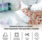 Craftido-20 Options-100% Cotton Jelly Roll Fabric Precut Strips - Image 7