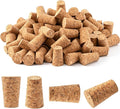 100 Pack Tapered Cork Plugs, Natural Cork Stoppers by Owevvin