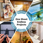 5 Pack Plexiglass Sheets 8×10" Flexible 1mm | Shatterproof Clear Acrylic Sheet - Image 8