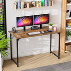 PayLessHere | 47 Inch Computer Desk | Brown | Office Desk - Image 2
