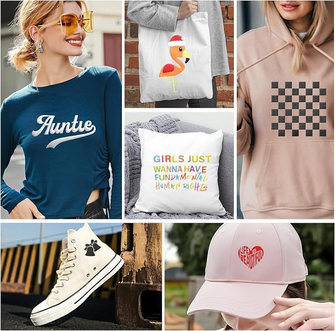 3D Puff Vinyl Heat Transfer Purple - Image 6