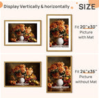 upsimples Vintage 24x36 Poster Frame, Antique Gold Frames Display 20x30 - Image 2