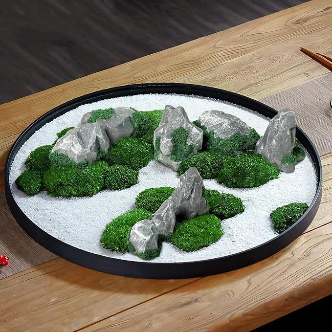 Warmtree 10 Pcs Diorama Rocks Fake Rock Miniature Stone Rock Statue - Image 4