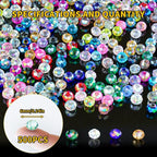 500Pcs 6mm Colors Random Crystal Glass Beads - Image 2