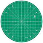 Headley Tools 13"x13" Round Rotating Cutting Mat, Self Healing Mat by HeadleyTools