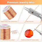 Modacraft 24 Gauge Copper Wire for Jewelry Making - 214FT/0.5mm - Image 3