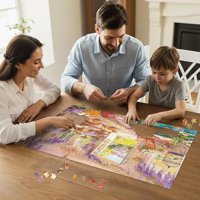 Garden Sunroom Retreat Puzzles for Adults 1000 Pieces, Impossible Hard - Image 5