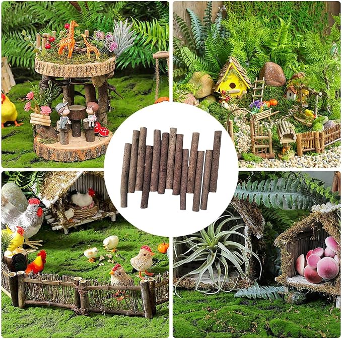 100PCS Craft Sticks, 4 Inch Long Natural Driftwood, 0.2-0.3 Inch in Diameter - Image 6