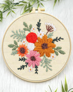 ERKOON Punch Needle Kit Beginners Adults, DIY Easy Flower Embroidery Set - Image 4