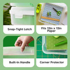 IRIS USA Fits 12" x 12" Paper, Rounded Corner - Image 3
