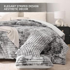 Smoofy Fluffy King Size Comforter Set 3 Pieces - Image 3