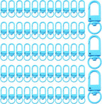 KJML DIY Keychain clip 60pcs Swivel Snap Lobster Claw Keychain Clasps Lanyard by KJMLDIY