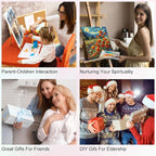 Framed Paint by Numbers Kit for Adults Beginner & Kids Ages 8-12, Love Wishing - Image 7