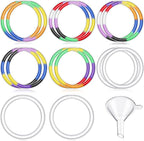 Libima 53 Pcs Sand Art Kits Include 48 Clear Hollow Plastic Bracelet by Libima