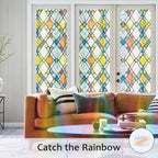 Window Privacy Film, Static Cling Stained Glass Window Film Decorative - Image 2