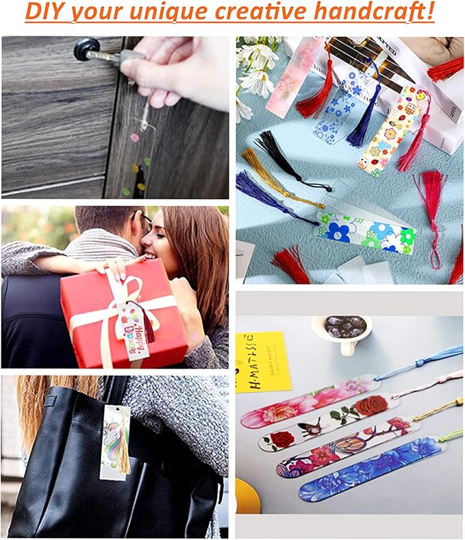 30Pcs Clear Acrylic Bookmark Blanks - Image 6