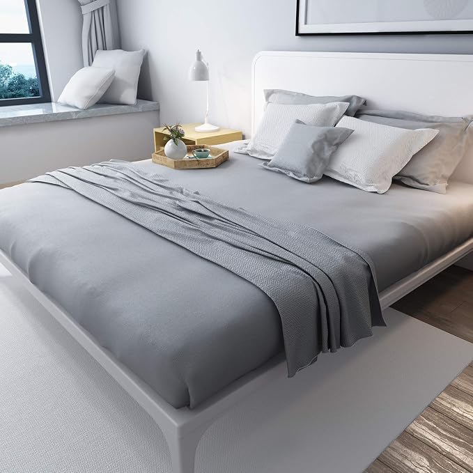 Lirex 2-Pack Queen Size Flat Sheet Set, Ultra-Soft Brushed 1800 Microfiber - Image 5