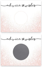 My Scratch Offs Advice & Wishes Scratch Off Note Cards, 20 Pack Bride & Groom - Image 6